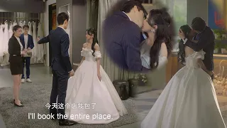 Cinderella puts on a wedding dress and will marry someone else, but CEO forced her to kiss