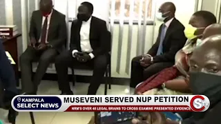 Finally Museveni served Kyagulanyi's petition