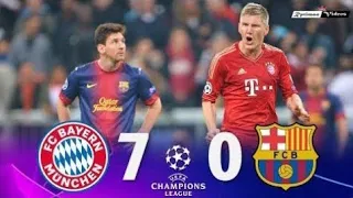 Bayern Munich vs Barcelona 7-0 | Highlights & All Goals