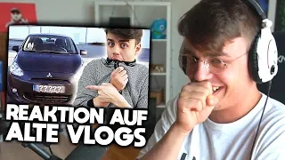 Reaktion auf alten VLOG 😂 | Papaplatte Highlights