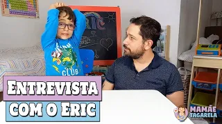 MENINO AUTISTA É Entrevistado pelo PAI PSICÓLOGO (Eric 7 anos)