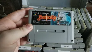 Часть моей коллекции игр на Super Famicom (безкоробочная)