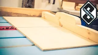 Making a table saw sled DIY