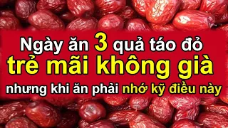 Ngày Ăn 3 Quả Táo Đỏ "TRẺ MÃI KHÔNG GIÀ" Nhưng Khi Ăn Phải NHỚ KỸ ĐIỀU NÀY Kẻo Mang Hoạ Thì Nguy