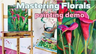 Mastering Florals: How to Paint Flowers Using Acrylics 💐