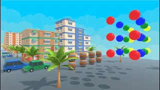 City Destruction🏨 Marble Race