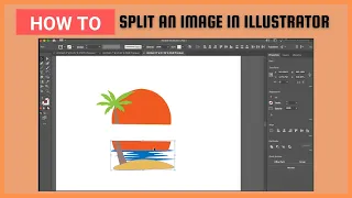 How to Split an Image in Illustrator  #digitalproducts  #illustratortutorial #illustrator