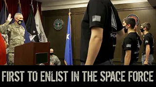 The First to Enlist in the U.S. Space Force - 13TAC MILVIDS