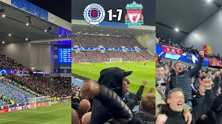 Liverpool Fans Go Completely Crazy At Ibrox Stadium As They Beat Rangers 7-1