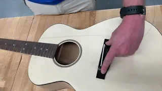 How to Build an Acoustic Guitar - Nut and Bridge