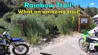 Rainbow Trail Salida Colorado on Dirt Bikes and Mountain Bikes!