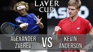 Alexander Zverev Vs Kevin Anderson - Laver Cup 2018 (Highlights HD)
