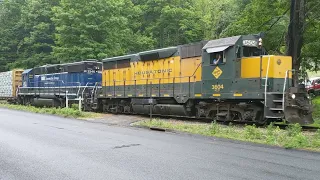 Housatonic RR: Chasing 3604 on NX-12 from Kent to New Milford - 2020/06/11