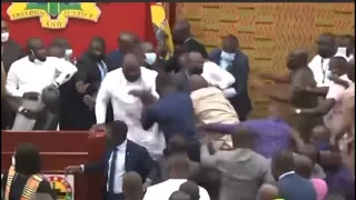 Fight breaks out in Ghana Parliament over e-levy voting