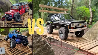 Which Did It Better? - SCX24 vs TRX4M vs FCX24 - Rock Crawling at UK Scale Nationals