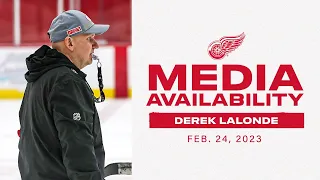 Derek Lalonde Practice Updates | February 24, 2023