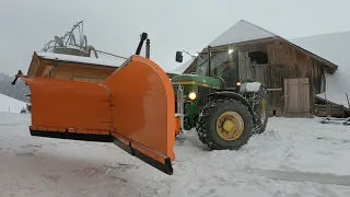❄️ Schneeräumung ❄️ John Deere 2250 ❄️ snow plowing