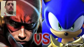 Reaction to Sonic vs the Flash rap battle