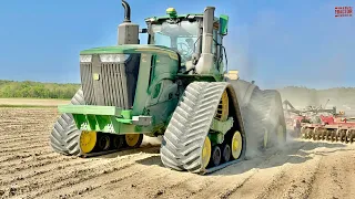JOHN DEERE 9RX 640 Tractor Working on Spring Tillage