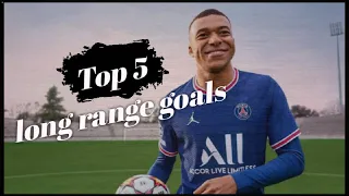 Top 5 long range skill goals FIFA 22/CR7