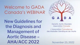 New ACC/AHA Guidelines for the Diagnosis and Management of Aortic Disease