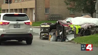 City removes longtime homeless encampment from south St. Louis intersection