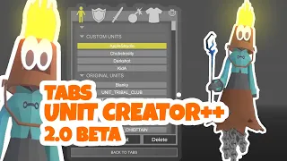 TABS MC UnitCreator++ PRE-RELEASE UPDATE