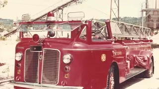 JOX Aerial American LaFrance and Fire Truck Station from Newtown, OH Cincinnati