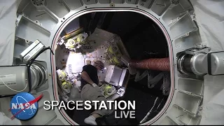 Space Station Live : Astronaut Jeff Williams Enters BEAM Expandable Module