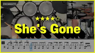 [Lv.14] She's Gone - Steelheart (★★★★☆) Pop Drum Cover