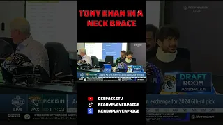 AEW Tony Khan In A Neck Brace #shorts
