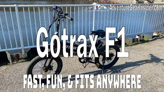 Gotrax F1 Electric Folding Bike - Affordable, Fun, Fast and You Can Take it Anywhere