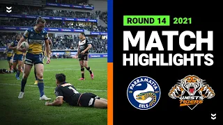 Eels v Wests Tigers Match Highlights | Round 14, 2021 | Telstra Premiership | NRL