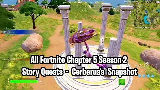 Where and How to Complete All Fortnite Chapter 5 Season 2 Story Quests for Cerberus's Snapshot Guide