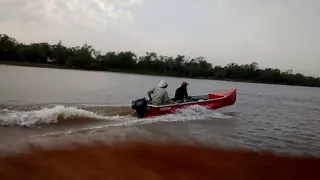 piraguon safari con yamaha 15