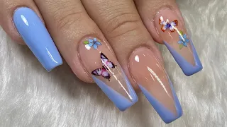 Uñas utilizando TIPS COMPLETOS | técnica APRES GEL - X