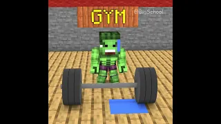 Old man in the gym