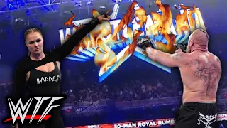 WWE Royal Rumble 2022 WTF Moments | Ronda Rousey & Brock Lesnar Secure SHOCKING WINS