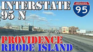 I-95 North - Providence - Rhode Island - 4K Highway Drive