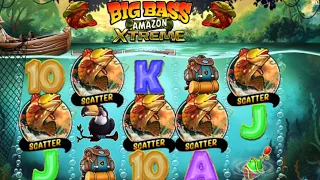 Big bass Amazon xtreme slot rare 5 scatter bonus buy $25,000 bonus compilation
