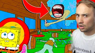 СEL MAI HORROR DESEN ANIMAT SPONGEBOB! SIREN HEAD A ATACAT BIKINI BOTTOM! SPONGEBOB vs SIREN HEAD!