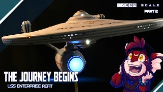 #newtype #startrek The Journey Begins Part 2! Polar Lights 1/350 Star Trek Uss Enterprise Refit!