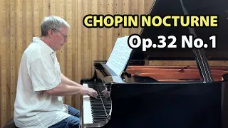 Chopin Nocturne Op.32 No.1 - Paul Barton, FEURICH 218 piano