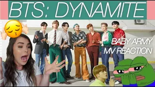 BTS: Dynamite Baby ARMY MV Reaction | all aboard the STRUGGLE BUS