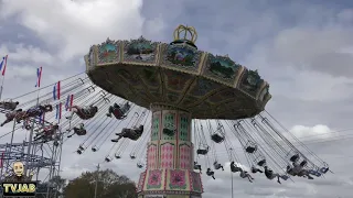 Florida State Fair - Wellenflug Swing Ride - 4k video