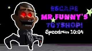 Roblox Escape Mr Funny's ToyShop! Speedrun 10:04 (boss)