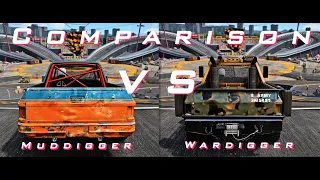 Car Comparison | MudDigger VS WarDigger | Wreckfest