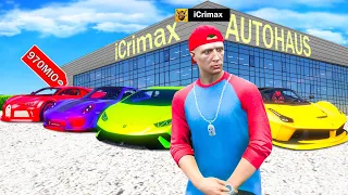 ich ERÖFFNE ein AUTOHAUS in GTA 5 RP! (iCrimax Customs)