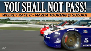 GT Sport - How to defend your position on Suzuka - Race C Mazda Roadster