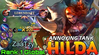 Annoying Roamer Hilda Legendary Gameplay - Top 1 Global Hilda by ZaaTzy - Mobile Legends